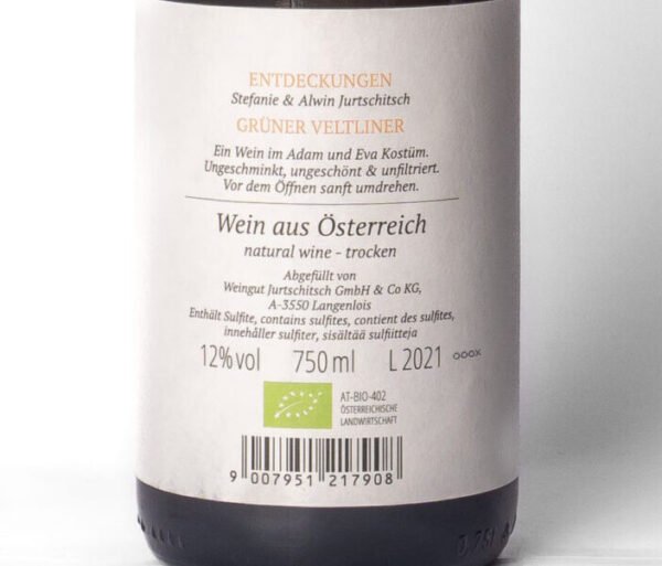 007951 217908 B Jurtschitsch, Belle Naturelle Grüner Veltliner