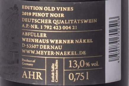 1792 423 004 21 B Meyer-Näkel, Edition Old Vines Pinot Noir