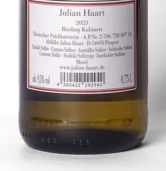 Julian Haart, Riesling  Kabinett