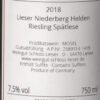 Schloss Lieser, Helden Riesling Spätlese