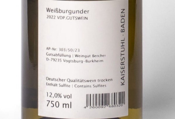 Bercher, Weissburgunder