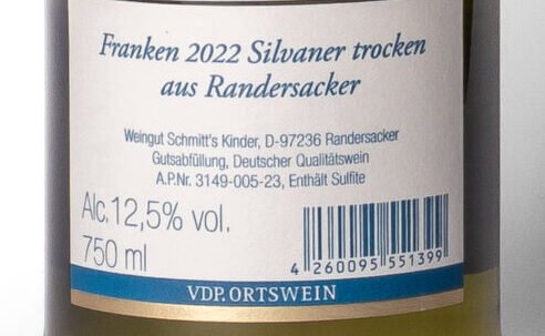 Schmitt´s Kinder Randersacker Silvaner
