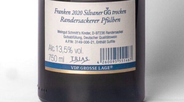 Schmitt´s Kinder, Pfülben Randersacker Silvaner GG