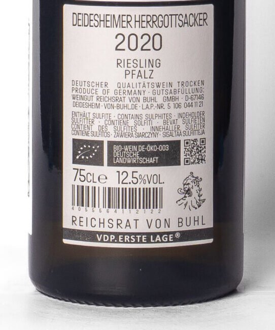 Von Buhl, Deidesheimer Herrgottsacker Riesling