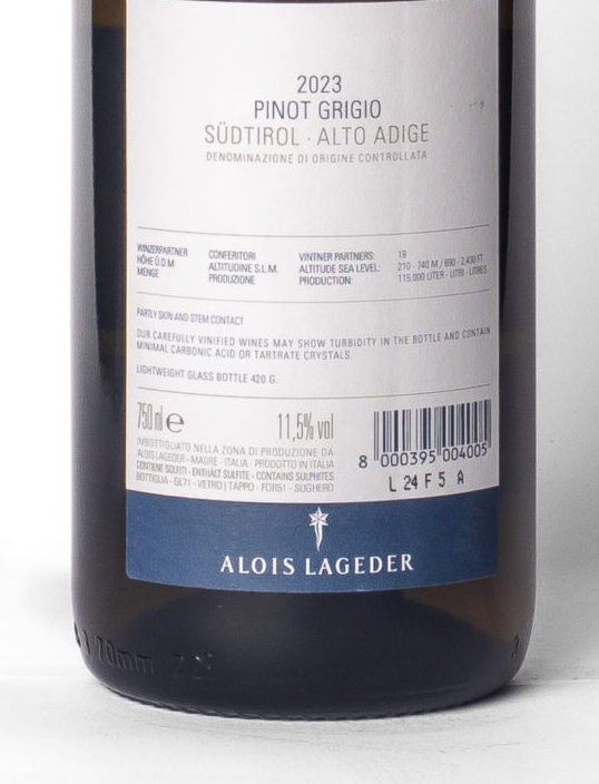 Alois Lageder, Pinot Grigio