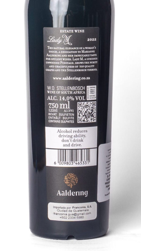 Aaldering, Estate Lady M Pinotage