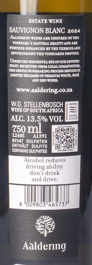 Aaldering, Sauvignon Blanc